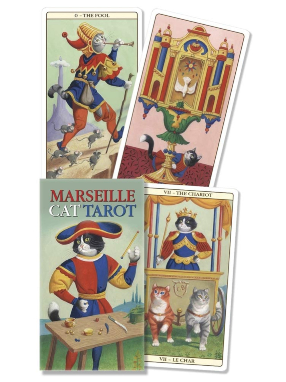 Marseille Cat Tarot Deck Lo Scarabeo Sealed Brand New Rare - Picture 5 of 10